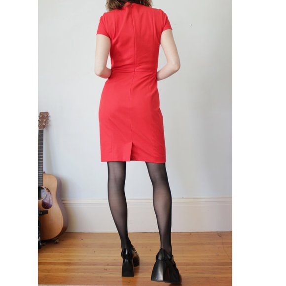 Banana Republic Dresses & Skirts - BR red stretch sheath dress